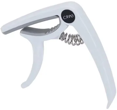 Produktbild von Gitarren-Kapodaster – Gitarren-Kapodaster – Gitarrenklemme – Musikinstrumente – Kapodaster – Barreclamp – Weiß – Gitarrenzubehör – Musikinstrumenten-Werkzeug – CHPN