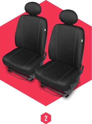 Produktbild von Sitzbezüge für Fiat Ducato I (81-93) Vorne 1+1 Autositzbezüge Schonbezüge BUS