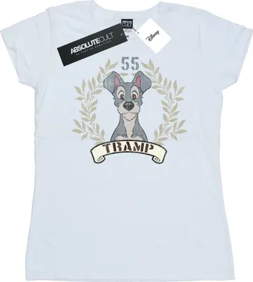 Produktbild von Disney - "Lady And The Tramp Tramp Since 55" T-Shirt für Damen BI16161 (XXL) (Weiß)