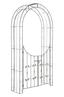 Produktbild von TPFGarden Rosenbogen Shinay mit Tor antik-grün