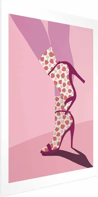 Produktbild von Posterpapier Poster - Strawberry Socks 60x90 cm Menschen h-A-0142-ao-a