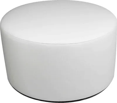 Produktbild von Pouf Abanera, Mehrzwecksessel, Sitzsack, Hockerhocker, Italy, 79x79 h42 cm, Weiß