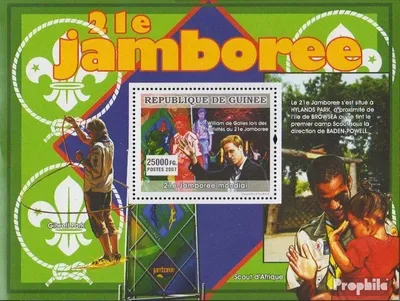Produktbild von Briefmarken Guinea 2007 Mi Block1410 postfrisch Pfadfindertreffen