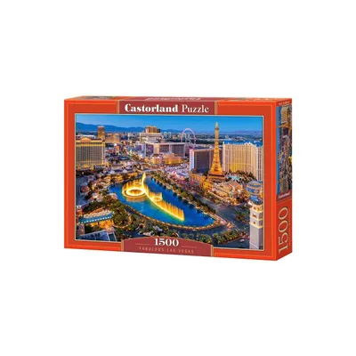 Produktbild von Castorland Fabulous Las Vegas 1500 pcs, 1500 Stück(e), Stadt, 9 Jahr(e)