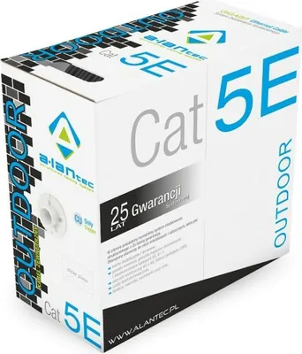 Obrázok produktu pre Alantec KIF5OUT305, 305 m, Cat5e, F/UTP (FTP), Čierna