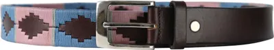 Immagine prodotto di Hy - Cintura "Synergy Collection", polo, pelle uomo/donna unisex BZ4709 (L - XL) (uva/turchese)
