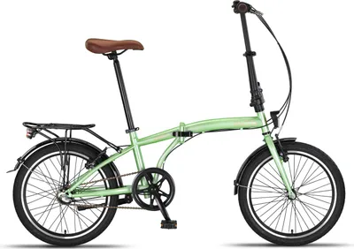 Produktbild von PACTO ELEVEN - 20 Zoll Hochwertiges Faltfahrrad Stahlrahmen, Shimano Nexus 3 Nabenschaltung, Faltbares City bike Hollandrad Klapprad Faltrad Minze
