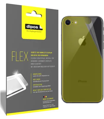 Produktbild von 3x dipos Flex Apple iPhone 8 Rueckseite