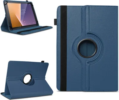 Produktbild von Tablet Schutzhülle für Vodafone Tab Prime 6 / 7 360° drehbar Tasche Cover CaseFarben:Blau