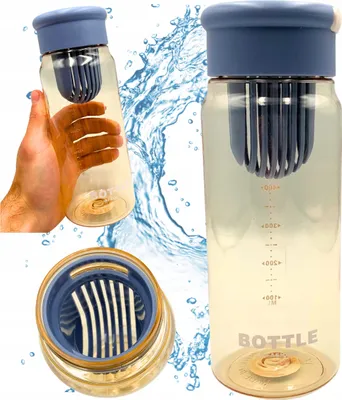 Obrázok produktu pre Robustná športová fľaša na pitie s odstupňovaným filtrom, 650 ml