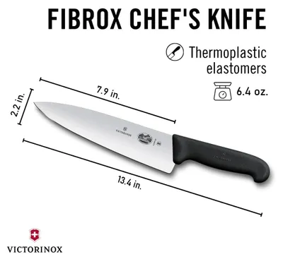 Obrázek produktu pro Kuchařský nůž s rukojetí Fibrox – 20 cm