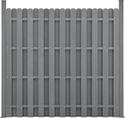 Obrázek produktu pro WPC zahradní plot Soukromí Screen Windbreak Slat Plot 376x185cm Grey [neu.holz]