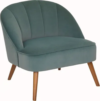 Produktbild von Eazy Living Samt Sessel Gabby Celadon Grün