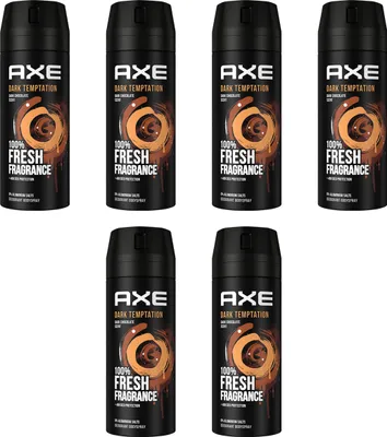 Immagine prodotto di Deo Axe Dark Temptation 6 x 150ml Deospray Deodorante Bodyspray Herren