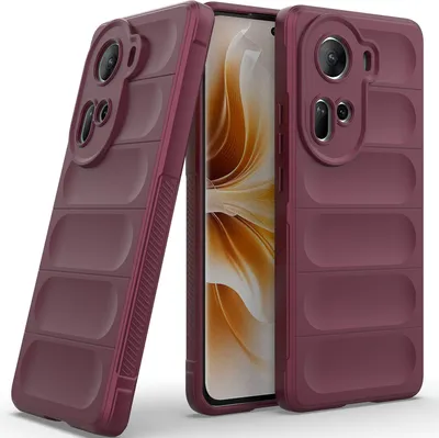 Produktbild von Handyhülle für Oppo Reno11 Weich TPU Silikon Stossfest Anti-rutsch Hülle bordeaux