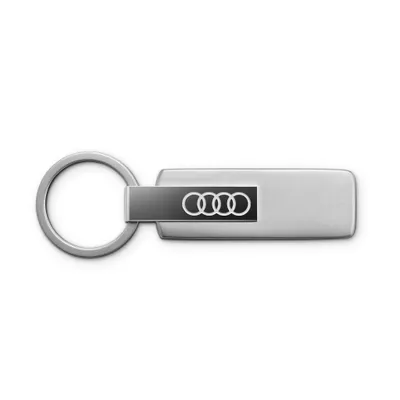 Produktbild von Original Audi Schlüsselanhänger Edelstahl Silber