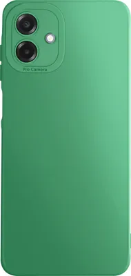 Produktbild von Avizar, Hülle Galaxy A07 Silikon weich Kameraschutz verstärkt, Matchagrün