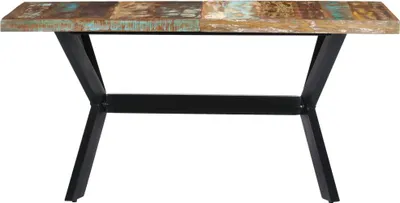 Produktbild von vidaXL Esstisch 140x70x75 cm Altholz Massiv