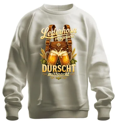 Obrázok produktu pre Zabudnuté kožené nohavice, priniesol DURSCHT, mikina s motívom Oktoberfestu, pulóver, príroda, veľkosť M