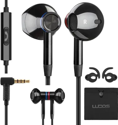 Produktbild von 5mm Klinkenstecker, In-Ear Ohrhörer Headset mit Fernbedienung, Headphones für Handy, iPhone