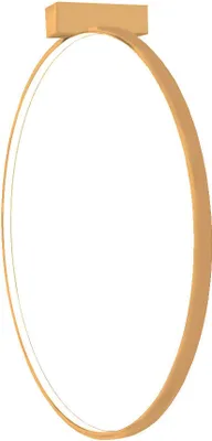 Zdjęcie produktu dla Kinkiet LED AGARO złoty 27W Ciepła biel 3296lm aluminium wym:93x87x20cm IP20 Shilo