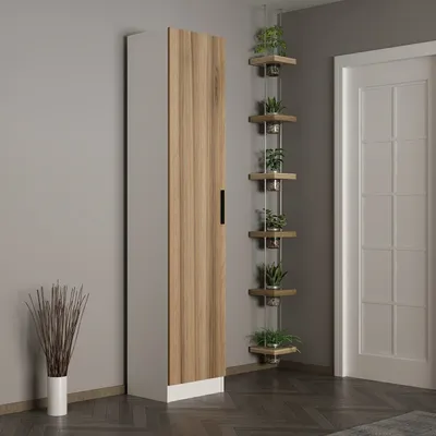 Obrázek produktu pro Skye Decor, Noah - 8219, Předsíňový stolek, Nussbaum, 100% MELAMINBESCHICHTETE SPANPLATTEN, 45 x 35 x 210 cm