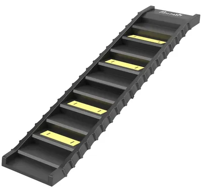 Productafbeelding van PawHut inklapbare hondenrampen, antislip hondenladder, hondenoploopbaan, 154x40 cm