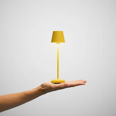 Produktbild von SIGOR Akku-Tischleuchte LED Nuindie pocket 21cm sonnengelb 1,4W Flex-Mood 2200K/2700K IP54 Ra85 USB-C dimmbar
