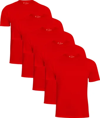 Produktbild von Cotton Prime® 5er Pack T-Shirt Basic O-Neck XL Rot