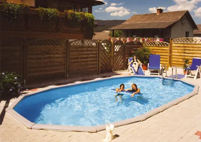 Produktbild von Steinbach 11520 Stahlwandpool Set Grande Oval 5,49 X 3,66 X 1,35 M