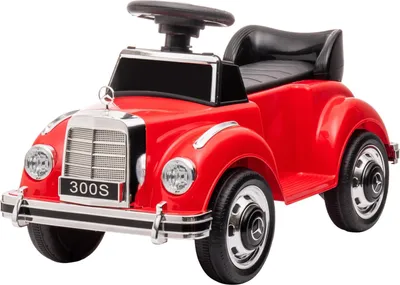 Image de Voiture à bascule, véhicule pour enfants, voiture à bascule avec espace de rangement, voiture à bascule pour enfants de 18 à 48 mois, rouge, 77,5 x 41,5 x 45 cm Aosom