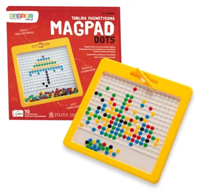 Imagen del producto de Pizarra magnética MagPad Dots - color amarillo