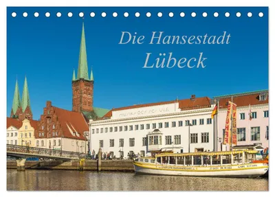 Produktbild von Die Hansestadt Lübeck (Tischkalender 2027 DIN A5 quer), CALVENDO Monatskalender