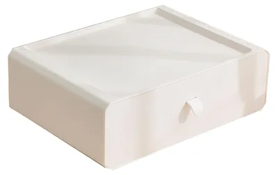Produktbild von Unterwäsche-Aufbewahrungsbox, Kunststoff, 15 Gitterfächer, Schublade, Desktop-Zubehör für Socken, BHs, Weiß