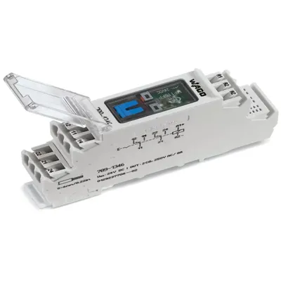 Produktbild von WAGO Relaismodul;Eingangsnennspannung DC 24 V;2 Wechsler 789-1346