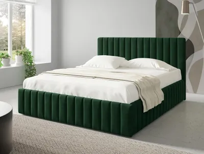 Obrázok produktu pre Manželská posteľ s úložným priestorom 160x200 ONANCOK 1 - zelená