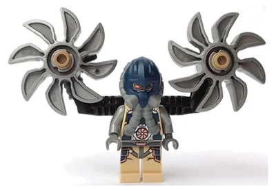 Image de LEGO Minifigurine Psyclone avec sac à dos parachute et accessoires (uagt008) – neuf