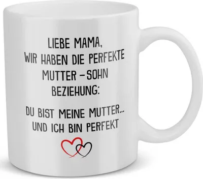 Produktbild von 22Feels Mama Geschenk von Sohn Muttertag Mutter Tasse Geburtstag Kaffeetasse Frauen Weihnachten Haferl Geschenkidee