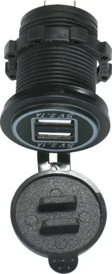 Immagine prodotto di 12V Presa di corrente doppia USB Presa impermeabile 5V/4.2A Display a LED per auto RV barca moto marina