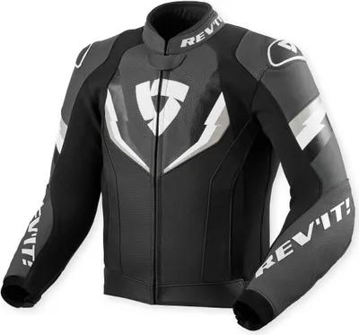 Produktbild von Revit Quantum 3 perforierte Motorrad Lederjacke, schwarz/anthrazit, 56
