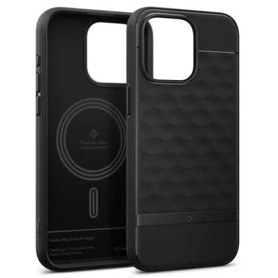 Productafbeelding van Caseology Parallax Mag, Magsafe, iPhone 15 Pro Max, mat zwart