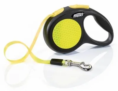 Productafbeelding van flexi New NEON S riem 5 m zwart