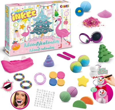 Obrázek produktu pro Adventní kalendář pro děti Zábava v koupeli s koupelovými bombami a Beauty