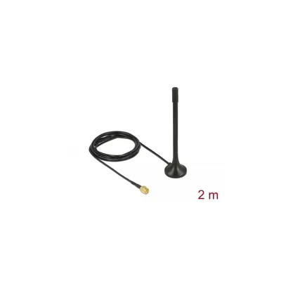 Produktbild von DeLOCK 89490, 2 dBi, 0.433 GHz, 50 Ohm, Omnidirektionale Antenne, SMA, Männlich