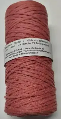 Immagine prodotto di Filato per macramè Filato di cotone per macramè Filato per artigianato ALTROSA 150 metri 3 mm GEZWIRNT
