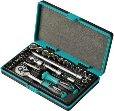 Produktbild von PROREGAL Steckschlüsseleinsatz Set Whirlpower® 1612-1542s, 42 Stück, 1/4 "