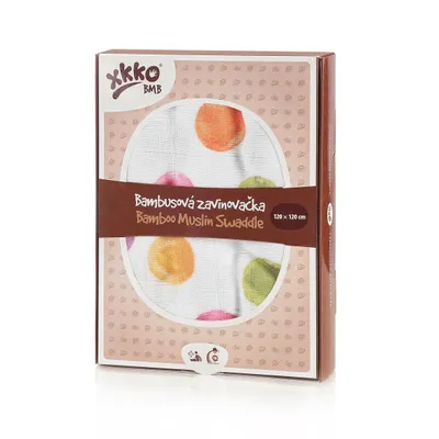 Produktbild von BMB Digi - Wasserfarbe Polka Dots, Bambusfolie, 120x120