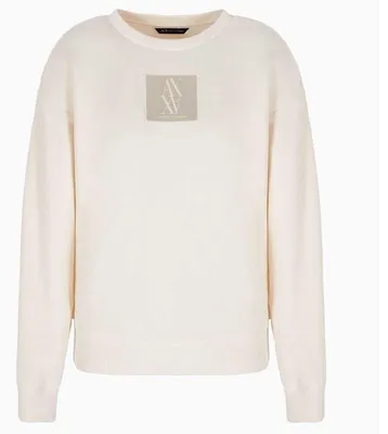 Produktbild von Armani Exchange - Sweatshirt für Damen, Rundhalsausschnitt, Regulär GT21838 (S) (Hellbeige)