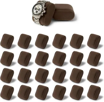 Obrázok produktu pre Malé podušky na hodinky, 17,8 cm, 50 mm, balenie po 24 kusoch, čierne