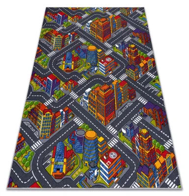 Produktbild von Teppich STRAßEN BIG CITY grau Grau 170x230 cm